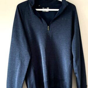 Barely Worn- Men's Underarmour Cold Wear Pullover Sweater Navy Blue Large